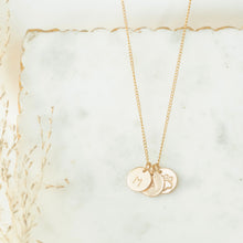 Load image into Gallery viewer, Initial Coin Necklace
