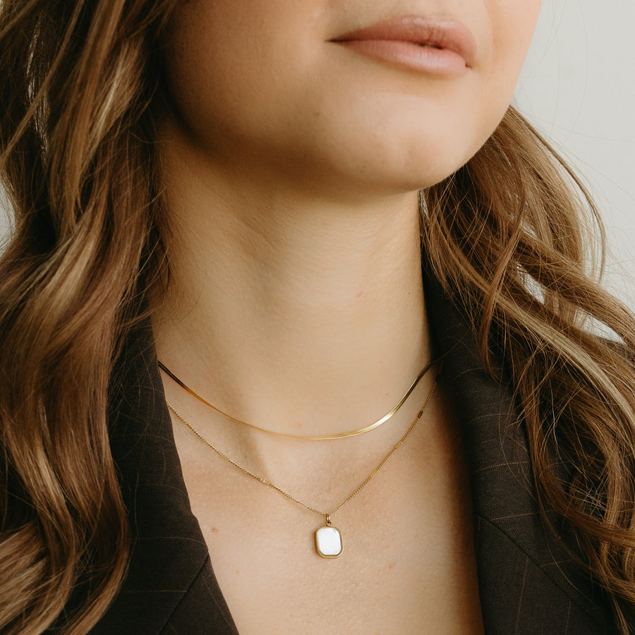Herringbone Chain Necklace