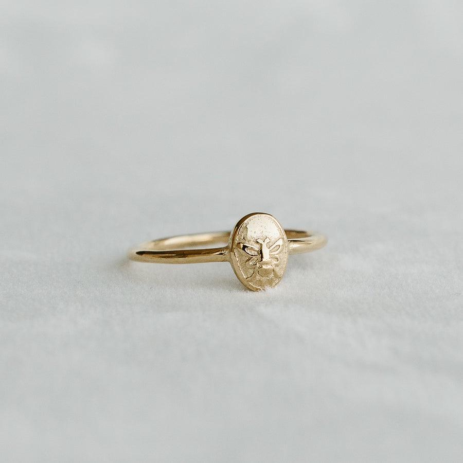 Bee Signet Ring
