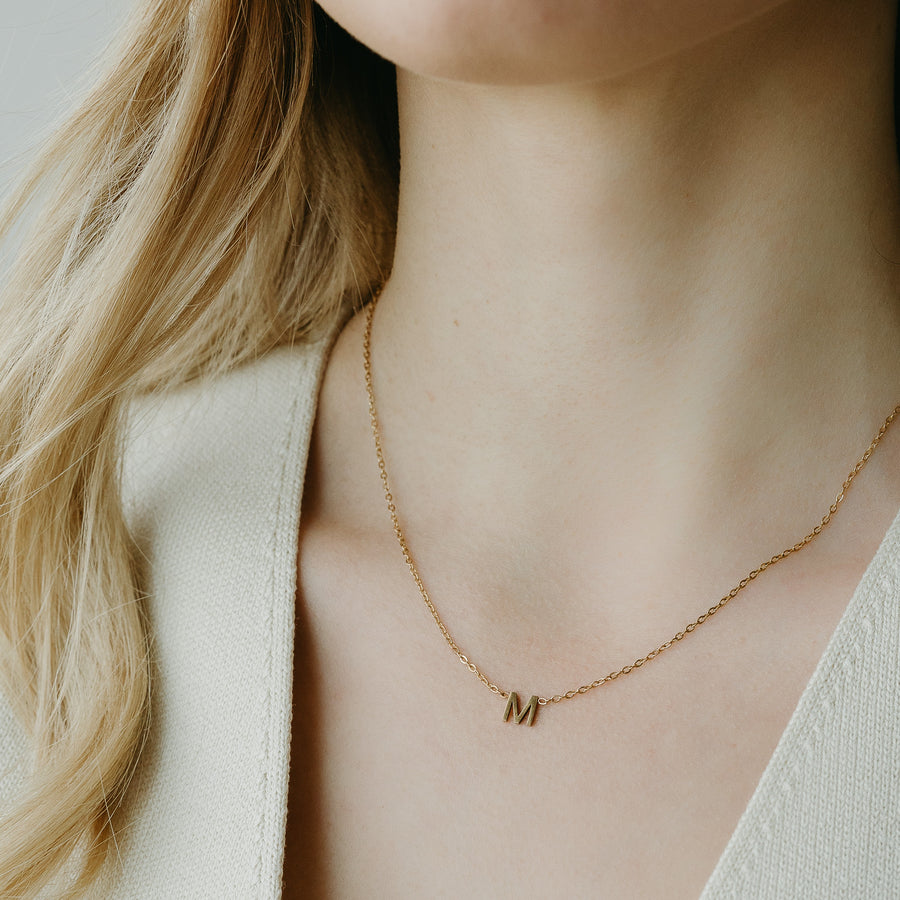 Initial Dainty Necklace