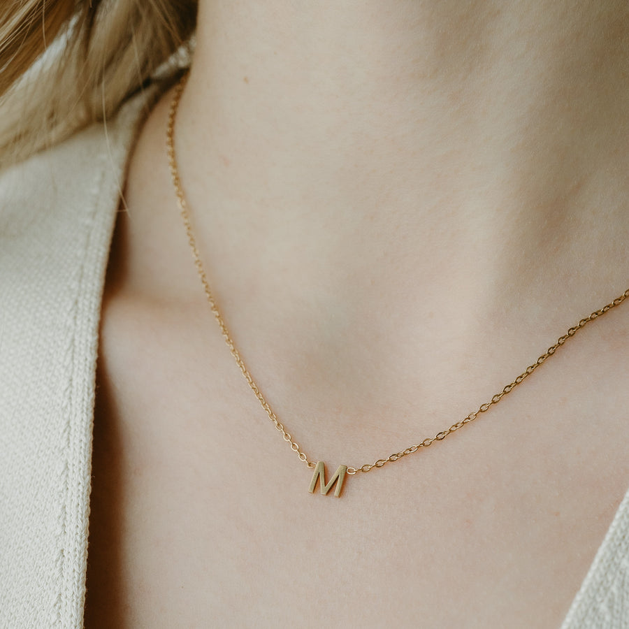 Initial Dainty Necklace