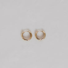 Load image into Gallery viewer, Olivia Solid Gold Hoops
