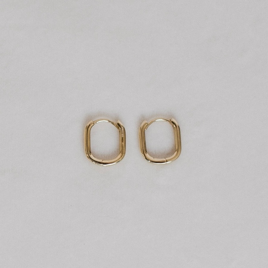Emma Solid Gold Hoops