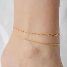Load image into Gallery viewer, Paperclip Anklet

